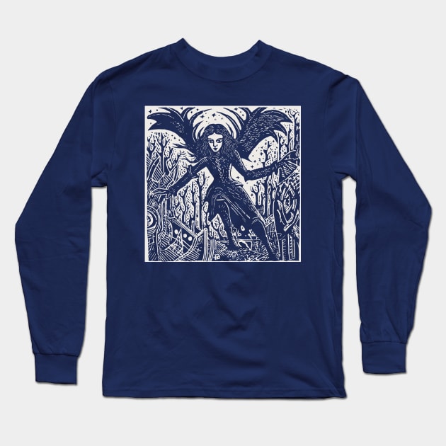 Goth succubus Long Sleeve T-Shirt by tatadonets